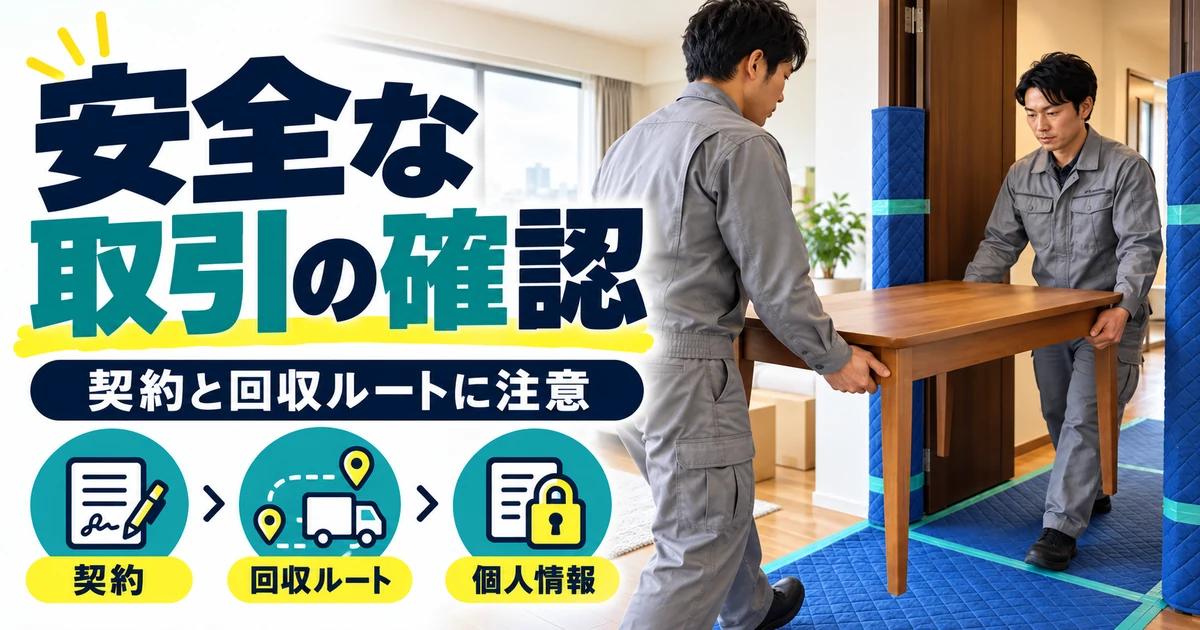 搬出経路を保護して家具を運び出すイメージ